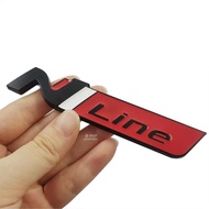 PuraAutoRepair HYS 1 x Metal NLINE N Line Logo Auto Car Side Rear Decorative Emblem Badge Sticker De