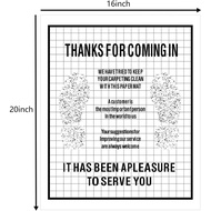 50Pcs Heavy Duty Disposable Auto Paper Floor Mats,Automotive Mat Covers Protector Detailing Detail W