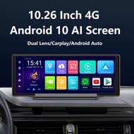 Seicane 10.26" Car Carplay Dash Camera DVR Android 10.0 Car GPS Stereo Headunit WiFi FM Rearview Cam