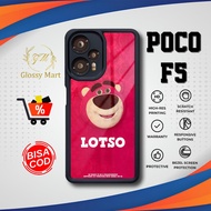 Latest P0C0 F5 Case - P0C0 F5 - Cute Lotso Motif - Premium Glossy Softcase Hardcase Material - P0C0 