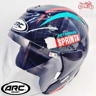 HELMET ARC RITZ 40TH ANNIVERSARY PETRONAS SPRINTA motorcycle accessories helmet spare part sport Yam