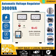 3000VA AVR 50/60Hz Automatic Voltage Regulator 3000VA Servo Motor Type 5KVA AVR Time Delay Power On