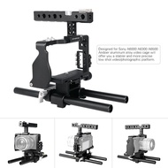 Andoer Professional Video Cage Rig Kit Film Making System w/ 15mm Rod Accessory Replacement for  A60