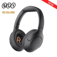 ABJKO QCY H3 Lite ANC ชุดหูฟังไร้สายหูฟังบลูทูธไร้สาย5.3หูฟัง HIFI หูฟัง40Mm ไดรเวอร์ครอบหูพับได้หูฟ