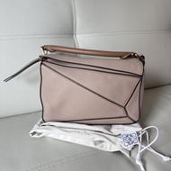 Loewe Puzzle Small Bag (Sand & Mink)