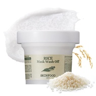 SKINFOOD Rice Mask Wash off 3.5oz (about 99.2g)/Gently Exfoliate Skin Cells/Use Nutritious Rice Soft