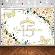 SENDY 10x7ft Quinceañera Backdrop Mis Quince 15 Anos Birthday Party Decoration Supplies for Girl Pri
