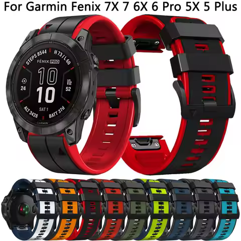 26mm 22mm Band For Garmin Fenix 7 7X 6X 6 Pro 5X 5 Plus 3 HR 945 Epix Gen 2 Watch Strap Bracelet MK2