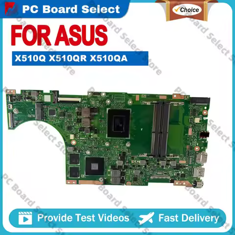X510QR Laptop Motherboard For ASUS VivoBook A510Q X510QR F510Q X510Q V580Q Notebook Mainboard With A