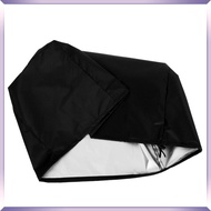 🎒 Penutup Enjin Hitam Tahan Air Kalis Debu Bahan Poliester Untuk Enjin