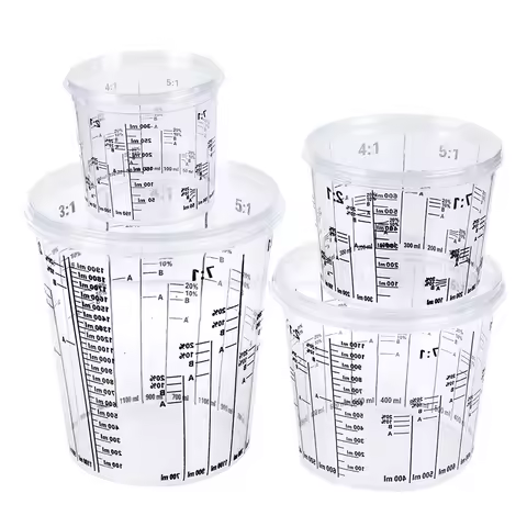 Automotive Special Paint Scale Cup (385ML/750ML/1400ML/2300ML) Paint Cup Measuring Cup Paint Tank SU