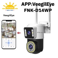 FNKvision Dual ip camera 2IN1 5MP กล้องวงจรปิด wifi 2กล้อง IP โทรสองทาง กันน้ํา มองเห็นกลางคืน สี ติ