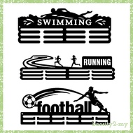 [BaositybbMY] Iron Medals Display Shelf Wall Mounted Holder Rack Award Frame for Gymnastic and Sport