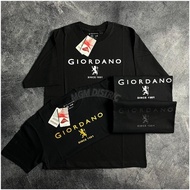 Giordano Men's T-shirt/ Giordano High Density Short Sleeve Cotton 24s Regular Fit ML XL 2XL 3XL Full