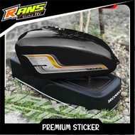 CB STRIPING - HONDA CB STRIPING - TRANSPARENT HONDA CB 100 STICKER