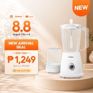 【New Arrival】Gaabor 1.8L Multi-functional Blender High Speed Mixer 2 Cups Design Stainless Steel