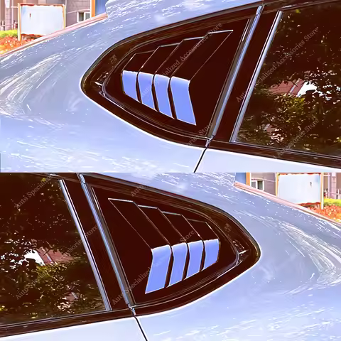 Car Styling Rear Window Louvers For BMW X4 F26 G02 F98 X4M 25d 30i 30d m40i M40d 2014-2024 Rear Tria