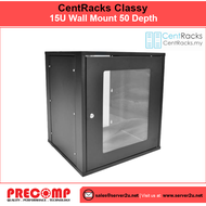 CentRacks Classy 15U (72cm x 60cm x 50cm) Wall Mount Server Rack