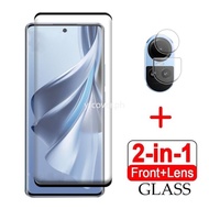 OPPO Reno 10 Pro 5G Tempered Glass For OPPO Reno 10 Pro Plus 8T 8Z 7Z 6Z 8 7 6 5 4 3 Pro Reno8 T 5G 4G 2 in 1 Full Coverage Screen Protector Protective Glass Film