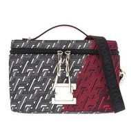 成色極佳 Christian Louboutin Rubiclick 尼龍灰RED手提包/兩用肩包 2133 [二手] Christian Louboutin