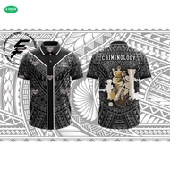 XINXIN [FREE CUSTOME]Criminology Polo Shirt Criminology Shirt for Men with Surname Full Sublimation 