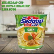 Mie sedap mi sedaap cup instan rasa soto-Mie Sedaap Sedap Cup Baso Ayam Bawang Telur Kari Spesial So