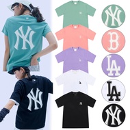 MLB KOREA 2021 Unisex Basic Back Big Logo T-Shirts★100％ authentic 31TS03131