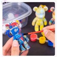 [Cheapest SG Seller] DIY bear brick keychain painting Children's day gift birthday goodie bag party favors party gifts