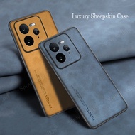 Luxury Sheepskin Leather Shockproof Silicone Case For Realme GT7 GT 7 Pro 7T GT7T RealmeGT7 Pro GT7P