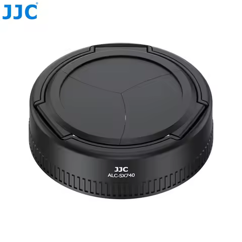 JJC Auto Lens Cap for Canon PowerShot SX740 HS Canon SX740HS Black Lens Cover Coque Lens Protector A