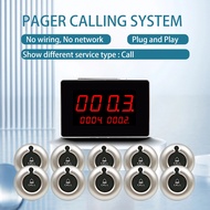 Pager Calling System Bell Call Customer Service Restaurant/hospital with loceng buzzer 呼叫器