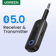 UGREEN 2-in-1 Bluetooth 5.0 Transmitter Receiver Aux for Car Home Stereo System Headphones Model: 80893