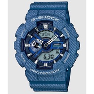 G Shock GA110 Blue Denim Autolight G shock Analog Jam g shock Biru men watch digital GA 110 jam tang