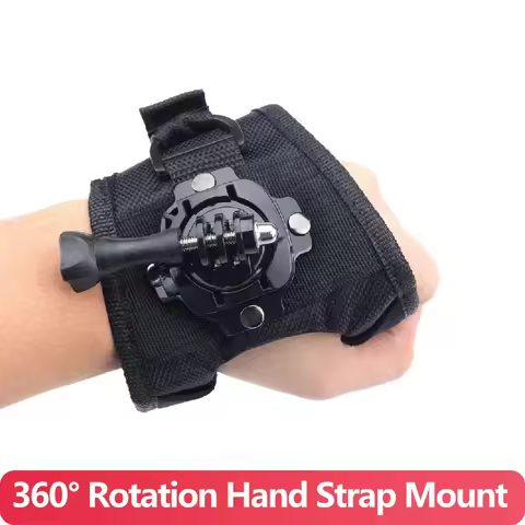 360 Degree Rotation Hand Strap Mount Glove Wrist Holder for GoPro Hero 13 12 11 10 9 AKASO SJCAM ins