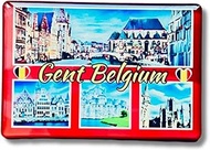 Ghent Fridge Magnet Souvenir Magnet Decorative Gift Travel Souvenir Belgium Souvenir