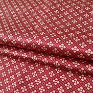 1 meter X 1.48 meter Retro Shirt Material Satin Fabric Lining Plaid Floral Patchwork