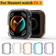 Tpu Frame Bumper For Huawei Watch Fit 3 Case Tpu Soft Huawei fit 3 Case Soft Shockproof Shell For Hu