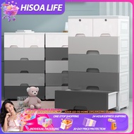 Hisoa Durabox Cabinet Drawer Clothes Storage Cabinet With Wheels Drawer Without lock Clothes