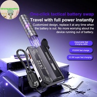 Strongaroetrtr 21700 Universal Battery Charger Case 20W Type-C Battery Holder Built-in Cable Detacha