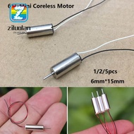ZILUOLAN 1/2/5pcs Coreless Motor, 615 Mini 615 Tiny Hollow Cup Engine Motor, High Speed DC 4.2V 0.12