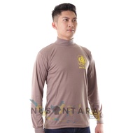 Kaos Satpam Security Terbaru Kerah Tinggi Lengan Panjang