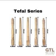 Tefal sofa leg/coffee table leg/wood leg/kaki meja kayu/kaki kayu