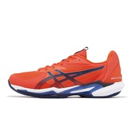 Asics Tennis Shoes Solution Speed FF 3 Macau Color Matching Orange Blue Men's 1041A438800