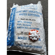 Indian salt tablets used to reconstituted water filtration systems