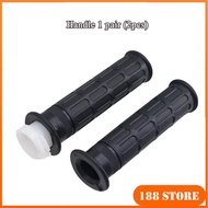 7/8" 22mm Handle Throttle Hand Grips W/ Cable Tube Sleeve For Yamaha DT100 DT125 MX100 PW80