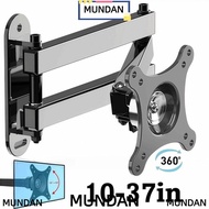 MUNDAN Computer Bracket, 10-37in Wall Mount LCD Monitor Bracket, Universal Extendable Rotatable Stur