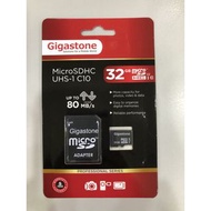 全新 Gigastone 32G SD 記憶卡 Micro SDHC Class 10 含轉接卡 吊卡裝 公司貨
