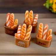 Simulation Bread Toy Miniature Food Toy French Baguette Bread Toy Pretend Play Doll House Accessorie