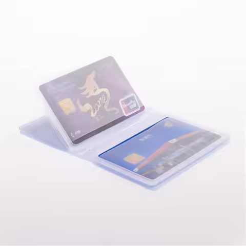 PU Leather Cards ID Credit Card Holder Book Case Organizer Credit Card Holder Case Portable Wallet B