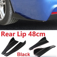 Car Rear Bumper Diffuser Black 48CM